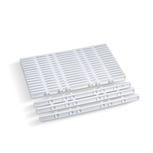 VARILLA PLASTICA LARGO 24.3CM P/REJILLA PERIMETRAL